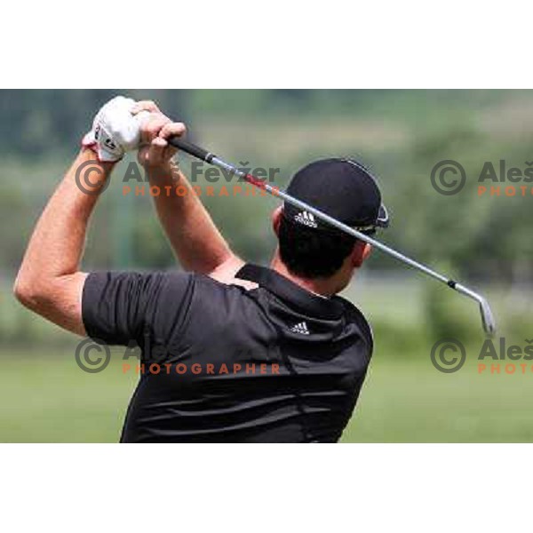 Matjaz Gojcic (SLO) in action during Slovenian golf Open on Alps Tour at Ptuj Golf course, Slovenia 14.5.2010 