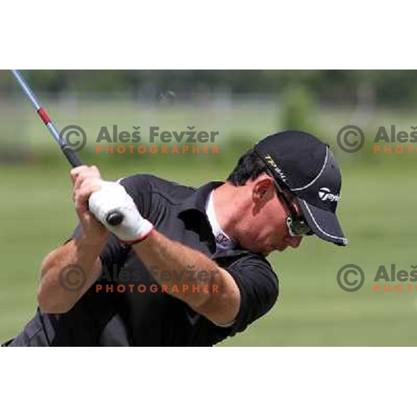 Matjaz Gojcic (SLO) in action during Slovenian golf Open on Alps Tour at Ptuj Golf course, Slovenia 14.5.2010 