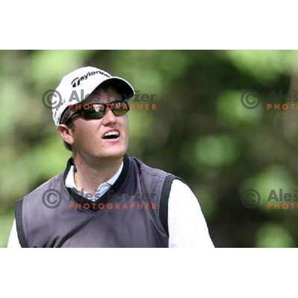 Gregor Slabe (SLO) in action during Slovenian golf Open on Alps Tour at Ptuj Golf course, Slovenia 14.5.2010 