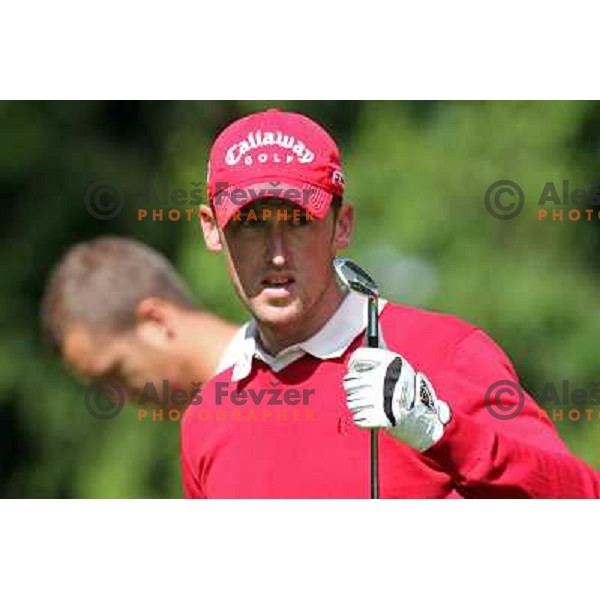 Andrej Kraljic in action during Slovenian golf Open on Alps Tour at Ptuj Golf course, Slovenia 14.5.2010 