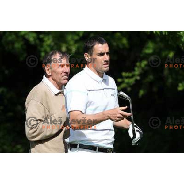 Miha Studen (SLO) in action during Slovenian golf Open on Alps Tour at Ptuj Golf course, Slovenia 14.5.2010 