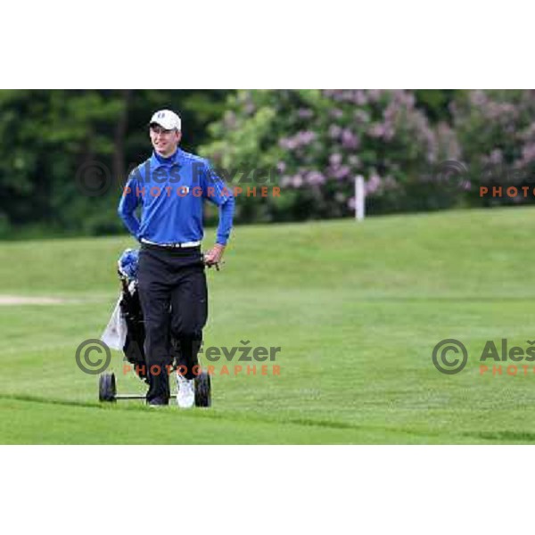 Tim Gornik in action during Slovenian golf Open on Alps Tour at Ptuj Golf course, Slovenia 14.5.2010 