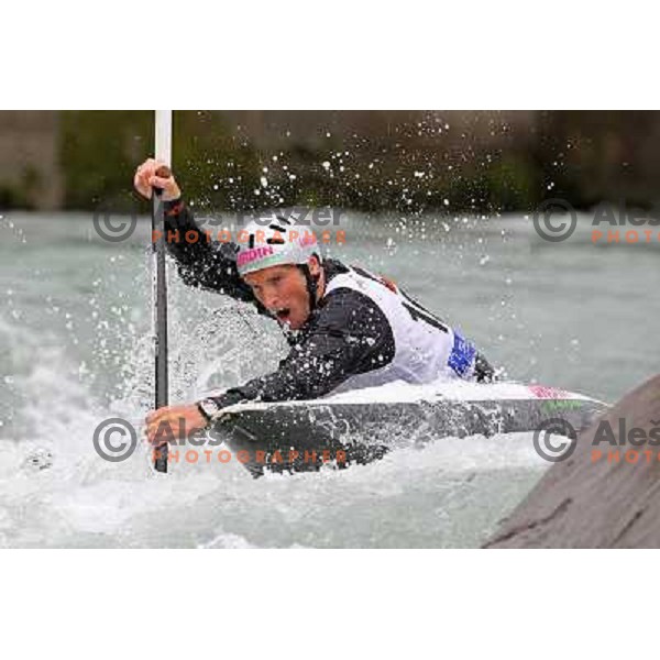 Dejan Stevanovic (SLO) in action during ICF kayak&canoe slalom race Tacen 2010 in Ljubljana, Slovenia 15.5.2010 