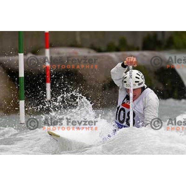 Benjamin Savsek (SLO) in action during ICF kayak&canoe slalom race Tacen 2010 in Ljubljana, Slovenia 15.5.2010 