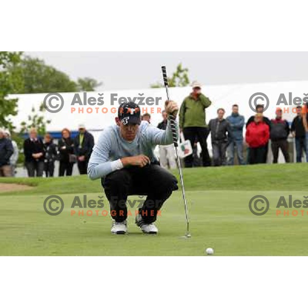 Matjaz Gojcic in action during final day of Slovenian Golf Open, professional golf tournament on Alps Tour, played at Ptuj golf course, Slovenia 16.5.2010 