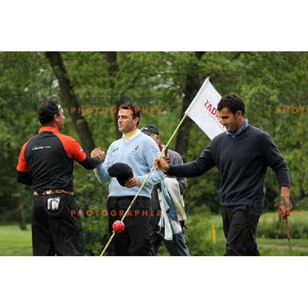 Belmaseda, Fernandez, Bey in action during final day of Slovenian Golf Open, professional golf tournament on Alps Tour, played at Ptuj golf course, Slovenia 16.5.2010 