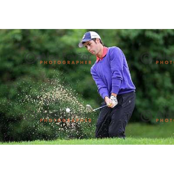 Manuel Trappel (AUT) in action during final day of Slovenian Golf Open, professional golf tournament on Alps Tour, played at Ptuj golf course, Slovenia 16.5.2010 