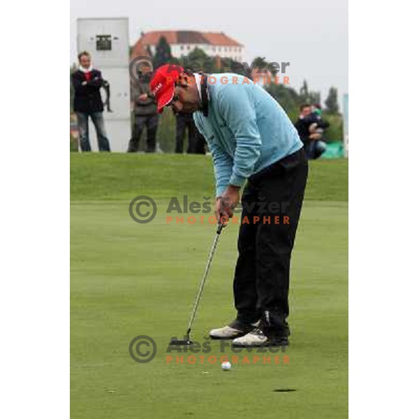 Marco Crespi (ITA) in action during final day of Slovenian Golf Open, professional golf tournament on Alps Tour, played at Ptuj golf course, Slovenia 16.5.2010 