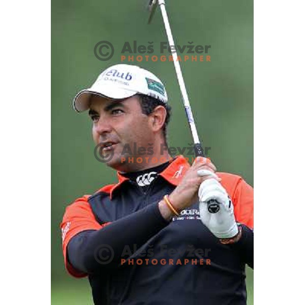 Carlos Balmaseda (ESP) in action during final day of Slovenian Golf Open, professional golf tournament on Alps Tour, played at Ptuj golf course, Slovenia 16.5.2010 