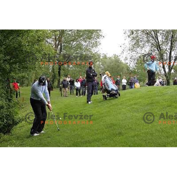 Matjaz Gojcic (SLO) in action during final day of Slovenian Golf Open, professional golf tournament on Alps Tour, played at Ptuj golf course, Slovenia 16.5.2010 