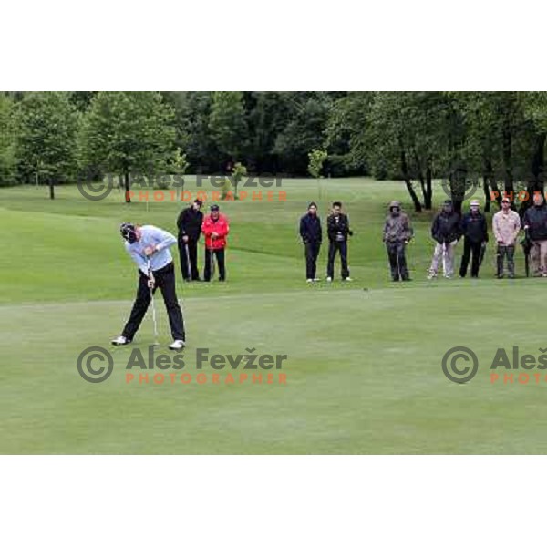 Matjaz Gojcic (SLO) in action during final day of Slovenian Golf Open, professional golf tournament on Alps Tour, played at Ptuj golf course, Slovenia 16.5.2010 