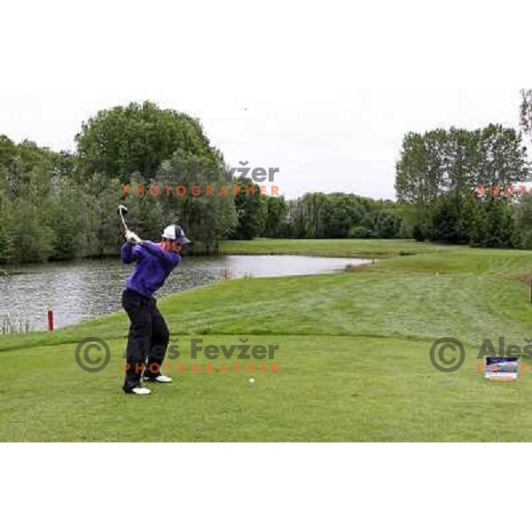 Manuel Trappel (AUT) in action during final day of Slovenian Golf Open, professional golf tournament on Alps Tour, played at Ptuj golf course, Slovenia 16.5.2010 