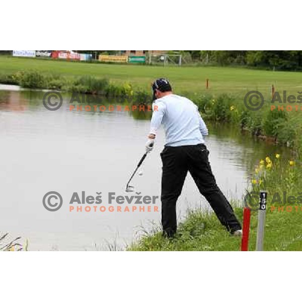 Matjaz Gojcic (SLO) in action during final day of Slovenian Golf Open, professional golf tournament on Alps Tour, played at Ptuj golf course, Slovenia 16.5.2010 