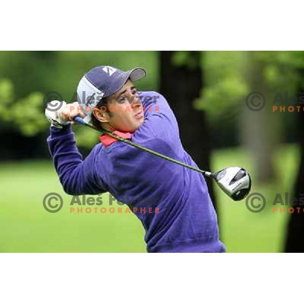 Manuel Trappel (AUT) in action during final day of Slovenian Golf Open, professional golf tournament on Alps Tour, played at Ptuj golf course, Slovenia 16.5.2010 