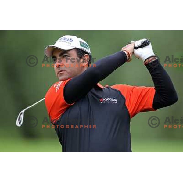 Carlos Balmaseda (ESP) in action during final day of Slovenian Golf Open, professional golf tournament on Alps Tour, played at Ptuj golf course, Slovenia 16.5.2010 