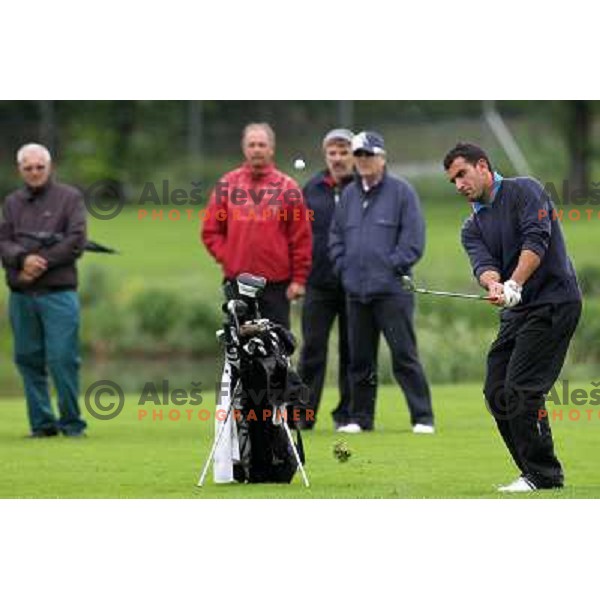 Matthieu Bey (FRA) in action during final day of Slovenian Golf Open, professional golf tournament on Alps Tour, played at Ptuj golf course, Slovenia 16.5.2010 