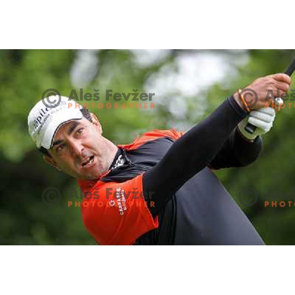 Carlos Balmaseda (ESP) in action during final day of Slovenian Golf Open, professional golf tournament on Alps Tour, played at Ptuj golf course, Slovenia 16.5.2010 