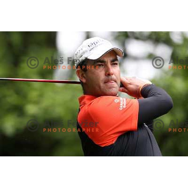 Carlos Balmaseda (ESP) in action during final day of Slovenian Golf Open, professional golf tournament on Alps Tour, played at Ptuj golf course, Slovenia 16.5.2010 