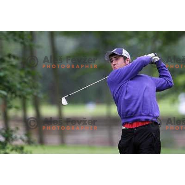 Manuel Trappel (AUT) in action during final day of Slovenian Golf Open, professional golf tournament on Alps Tour, played at Ptuj golf course, Slovenia 16.5.2010 