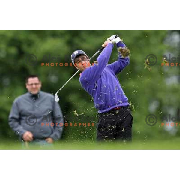 Manuel Trappel (AUT) in action during final day of Slovenian Golf Open, professional golf tournament on Alps Tour, played at Ptuj golf course, Slovenia 16.5.2010 
