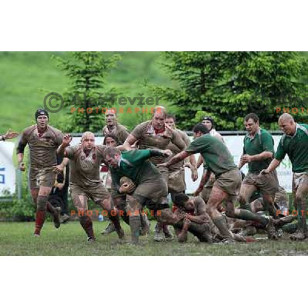  in action during rugby match Slovenia- Denmark in European Championships Division 3B, played Oval Stanezice, Ljubljana 15.5.2010. Slovenia won 14:12. 