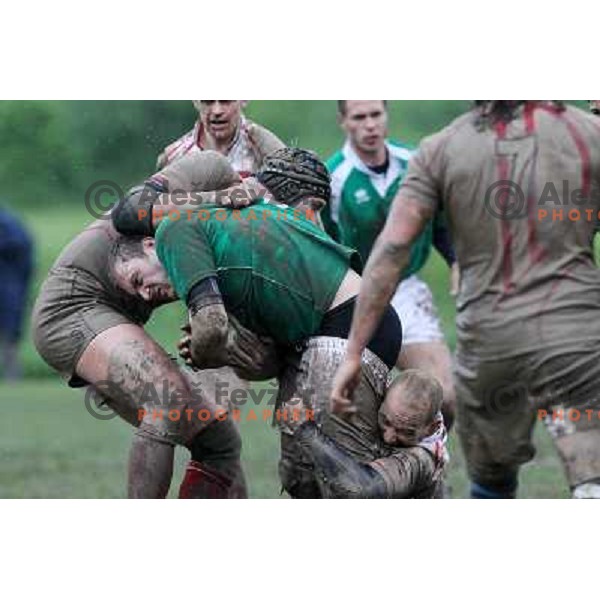  in action during rugby match Slovenia- Denmark in European Championships Division 3B, played Oval Stanezice, Ljubljana 15.5.2010. Slovenia won 14:12. 