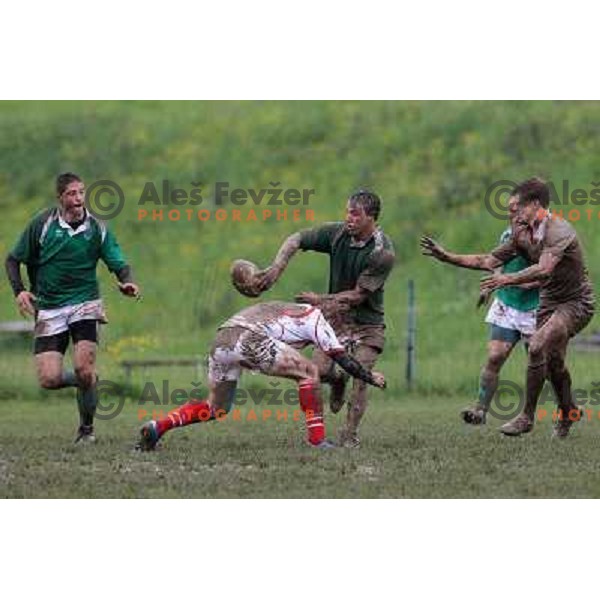  in action during rugby match Slovenia- Denmark in European Championships Division 3B, played Oval Stanezice, Ljubljana 15.5.2010. Slovenia won 14:12. 