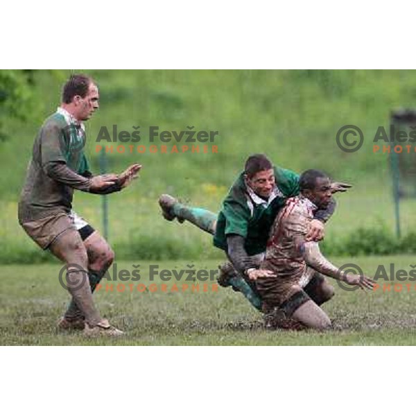  in action during rugby match Slovenia- Denmark in European Championships Division 3B, played Oval Stanezice, Ljubljana 15.5.2010. Slovenia won 14:12. 