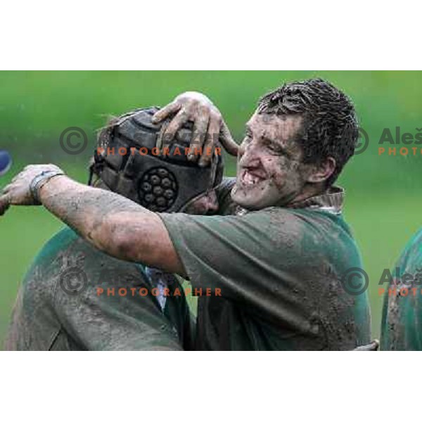 Gregor Miljus in action during rugby match Slovenia- Denmark in European Championships Division 3B, played Oval Stanezice, Ljubljana 15.5.2010. Slovenia won 14:12. 