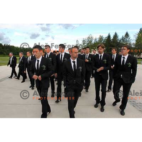  Official presentation of Slovenia National Football team for World Cup 2010 South Africa on May 21st 2010 in Congress Centre Brdo, Slovenia 