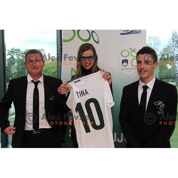  Official presentation of Slovenia National Football team for World Cup 2010 South Africa on May 21st 2010 in Congress Centre Brdo, Slovenia 
