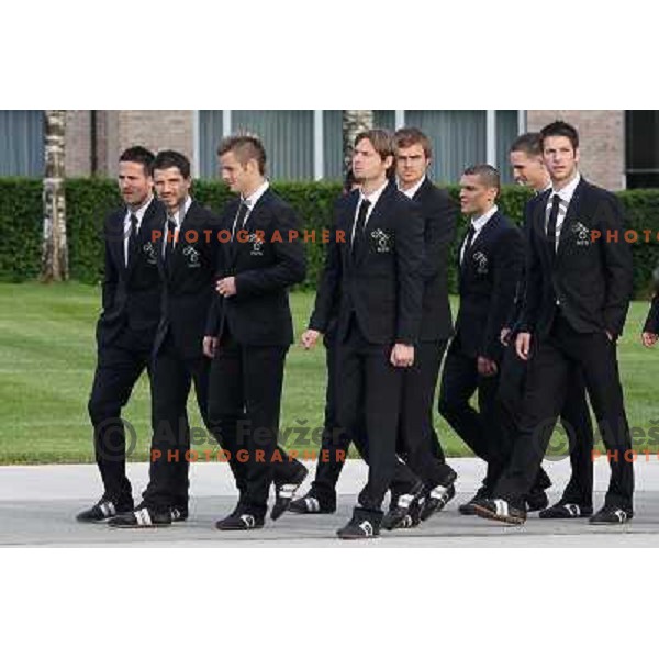  Official presentation of Slovenia National Football team for World Cup 2010 South Africa on May 21st 2010 in Congress Centre Brdo, Slovenia 