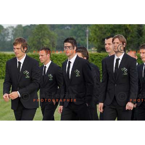  Official presentation of Slovenia National Football team for World Cup 2010 South Africa on May 21st 2010 in Congress Centre Brdo, Slovenia 
