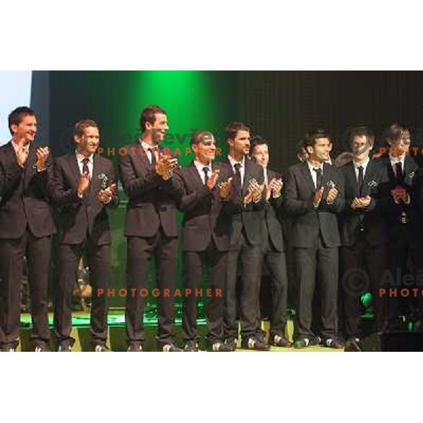  Official presentation of Slovenia National Football team for World Cup 2010 South Africa on May 21st 2010 in Congress Centre Brdo, Slovenia 
