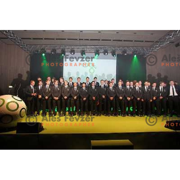  Official presentation of Slovenia National Football team for World Cup 2010 South Africa on May 21st 2010 in Congress Centre Brdo, Slovenia 