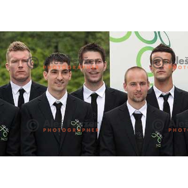 Mavric, Ilic, Cesar, Brecko, Sisic at Official presentation of Slovenia National Football team for W-orld Cup 2010 South Africa on May 21st 2010 in Congress Centre Brdo, Slovenia 