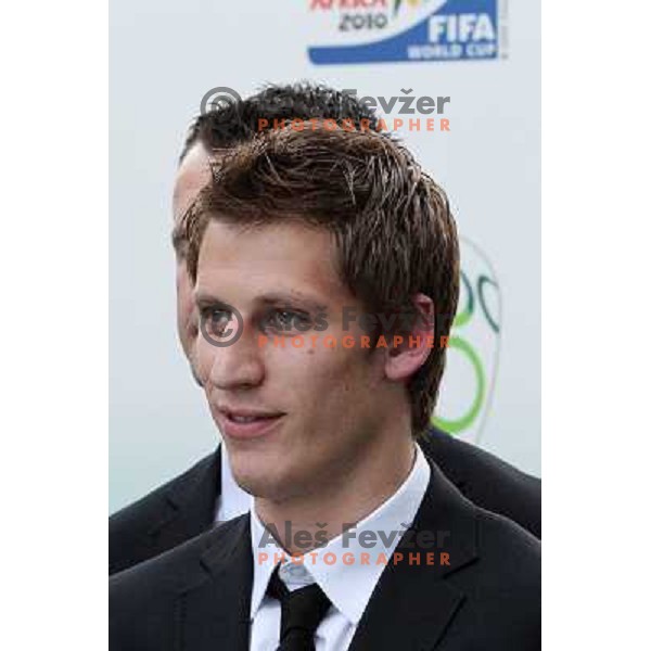 Valter Birsa at Official presentation of Slovenia National Football team for World Cup 2010 South Africa on May 21st 2010 in Congress Centre Brdo, Slovenia 