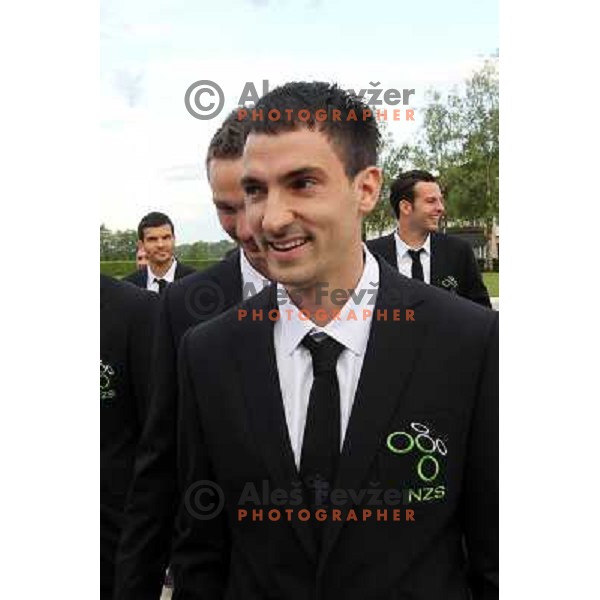 Branko Ilic, Official presentation of Slovenia National Football team for World Cup 2010 South Africa on May 21st 2010 in Congress Centre Brdo, Slovenia 