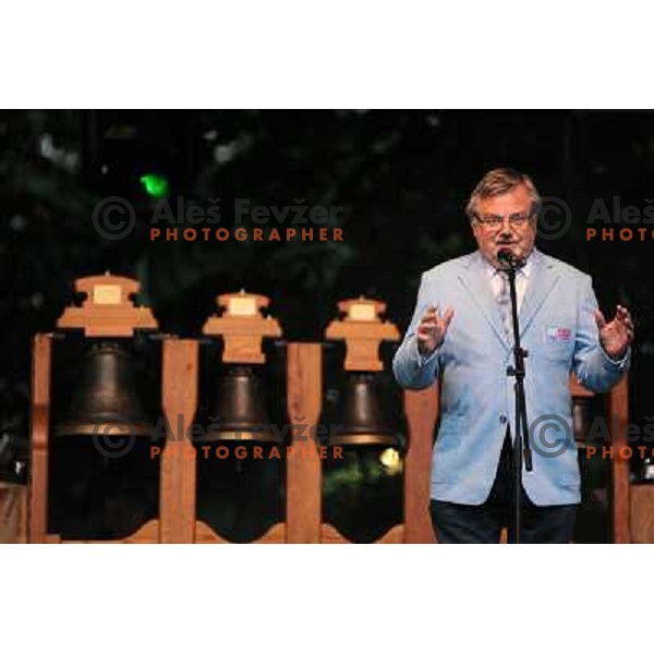 Janez Fajfar during Opening ceremony of Rowing World Cup Bled 2010 in Zdraviliski park , Bled, Slovenia 27.5.2010 