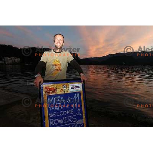 Jani Klemencic after Opening ceremony of Rowing World Cup Bled 2010 in Zdraviliski park , Bled, Slovenia 27.5.2010 