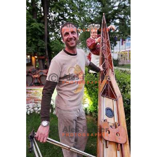  Jani Klemencic after Opening ceremony of Rowing World Cup Bled 2010 in Zdraviliski park , Bled, Slovenia 27.5.2010 