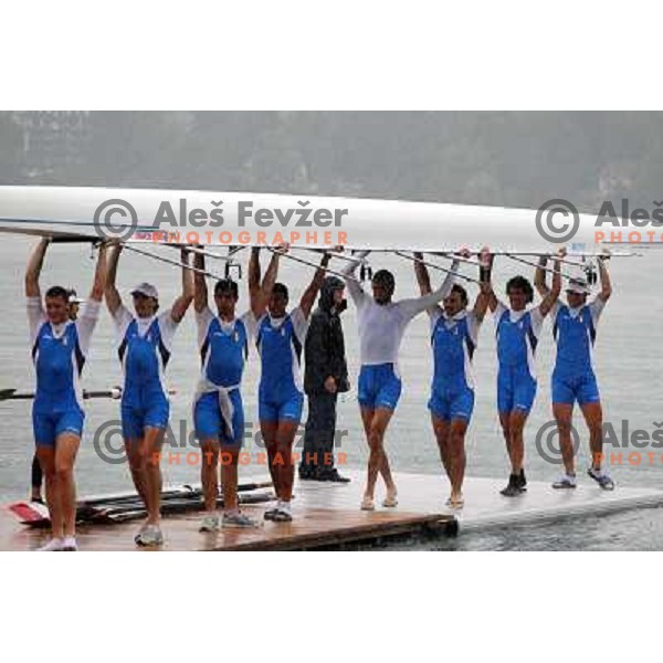 Italia eight during Rowing World Cup, Bled, Slovenia 29.5.2010 