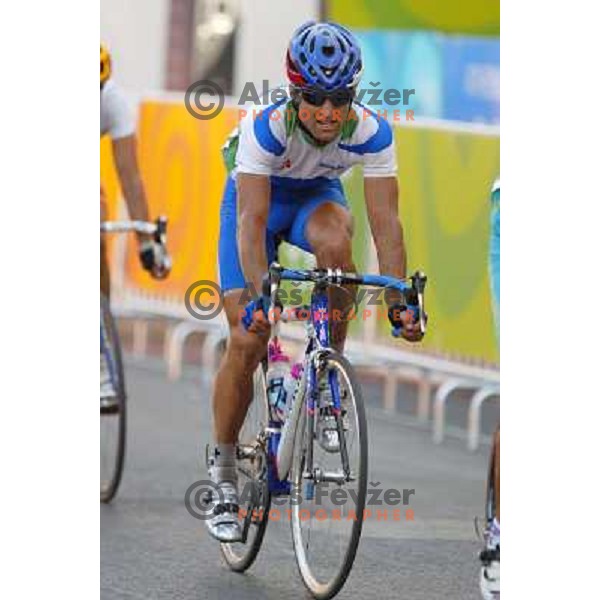 Andrej Hauptman (SLO) during road race at Olympic games in Athens, held 13th of August 2004 