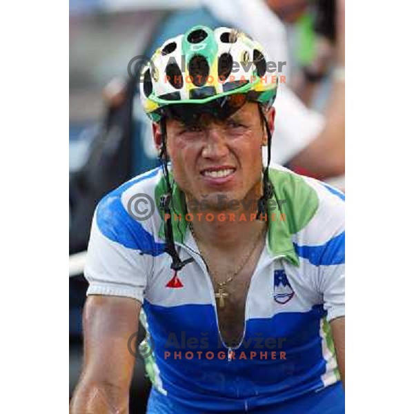 Uros Murn (SLO) after road race at Olympic games in Athens, held 13th of August 2004 