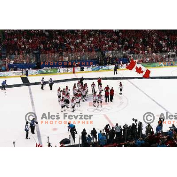  ice hockey match Canada-USA in the final of Olympic tournament 28.2.2010, Vancouver 2010 Winter Olympic Games, Canada 