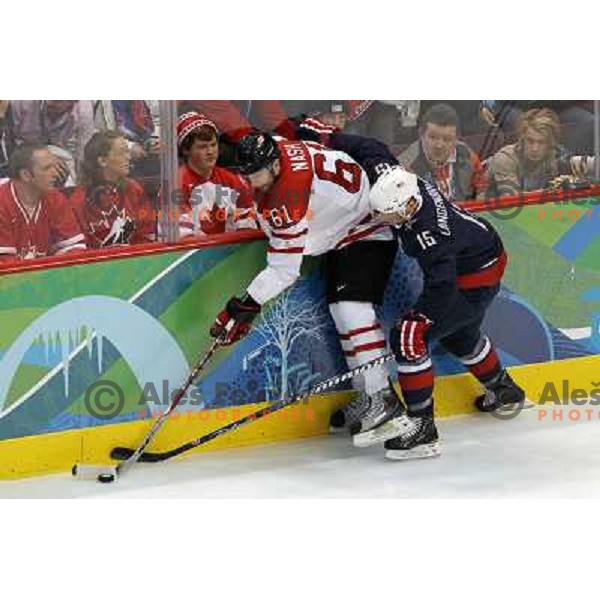 Nash in action during ice hockey match Canada-USA in the final of Olympic tournament 28.2.2010, Vancouver 2010 Winter Olympic Games, Canada 