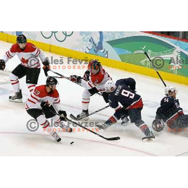  in action during ice hockey match Canada-USA in the final of Olympic tournament 28.2.2010, Vancouver 2010 Winter Olympic Games, Canada 