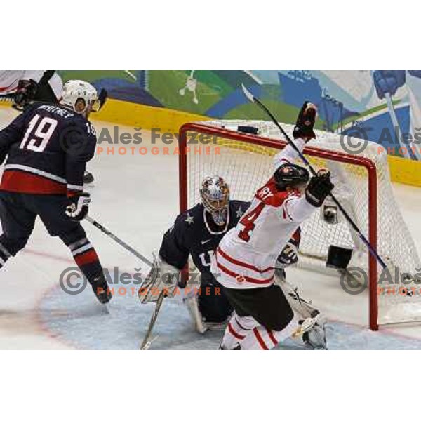  in action during ice hockey match Canada-USA in the final of Olympic tournament 28.2.2010, Vancouver 2010 Winter Olympic Games, Canada 