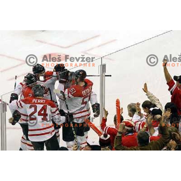  in action during ice hockey match Canada-USA in the final of Olympic tournament 28.2.2010, Vancouver 2010 Winter Olympic Games, Canada 