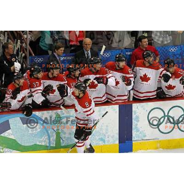  in action during ice hockey match Canada-USA in the final of Olympic tournament 28.2.2010, Vancouver 2010 Winter Olympic Games, Canada 